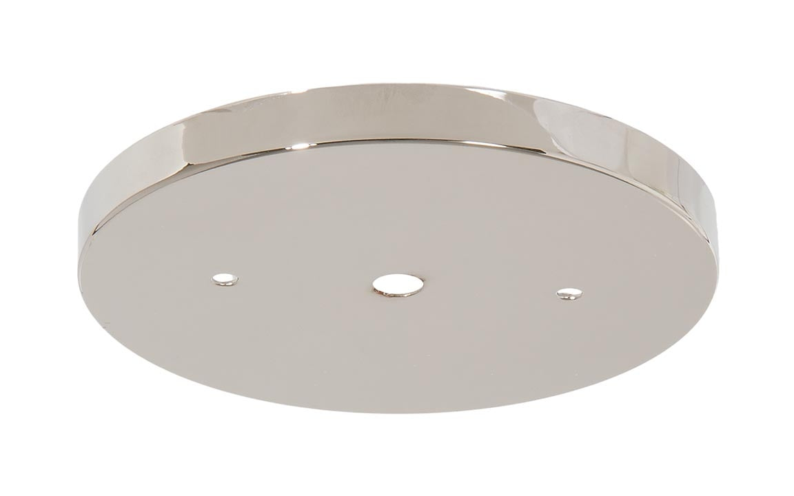 5-1/4 Inch Diameter Polished Nickel Finish Steel Canopy, 1/8 IP