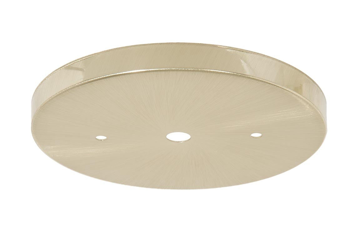 5-1/4 Inch Diameter Satin Finish Brass Canopy, 1/8 IP