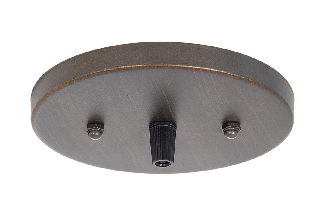 5-1/4 Inch Diameter Antique Bronze Finish Steel Canopy with Hardware ...
