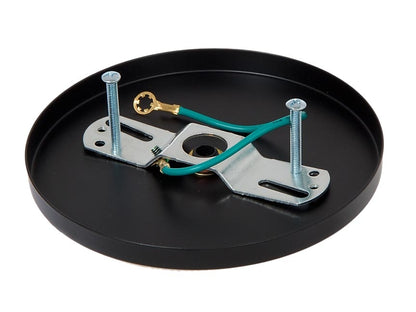 Black Modern Shallow Canopy Kit