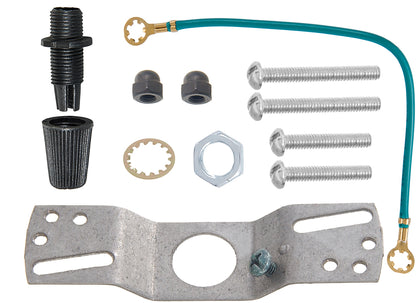 Black Modern Shallow Canopy Kit