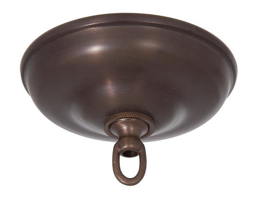5 1/2 Inch Antique Bronze Round Canopy