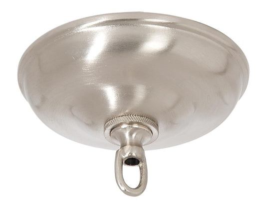 5 1/2 Inch Satin Nickel Round Canopy