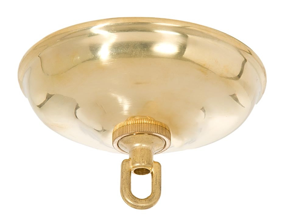 5 1/2 Inch Solid Brass Round Canopy