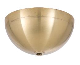 4 3/4 Inch Diameter, 2 3/8 Inch height, Brass Dome Shaped Canopy