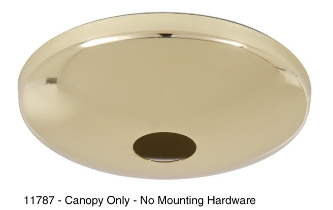 Brass Plated Modern Ceiling Canopy & Canopy Kit