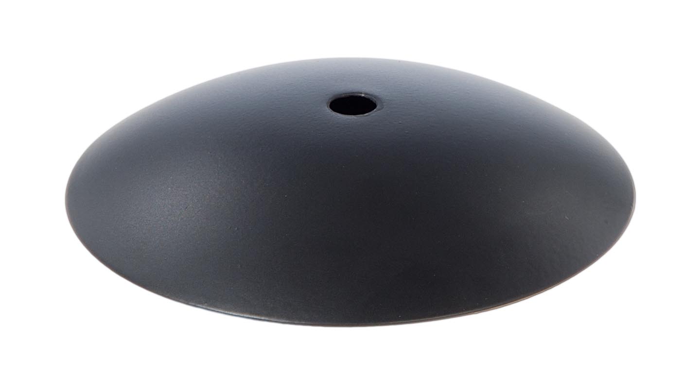 2-Piece Neckless Ball Shade Holders, Satin Black Finish - Choice of Size