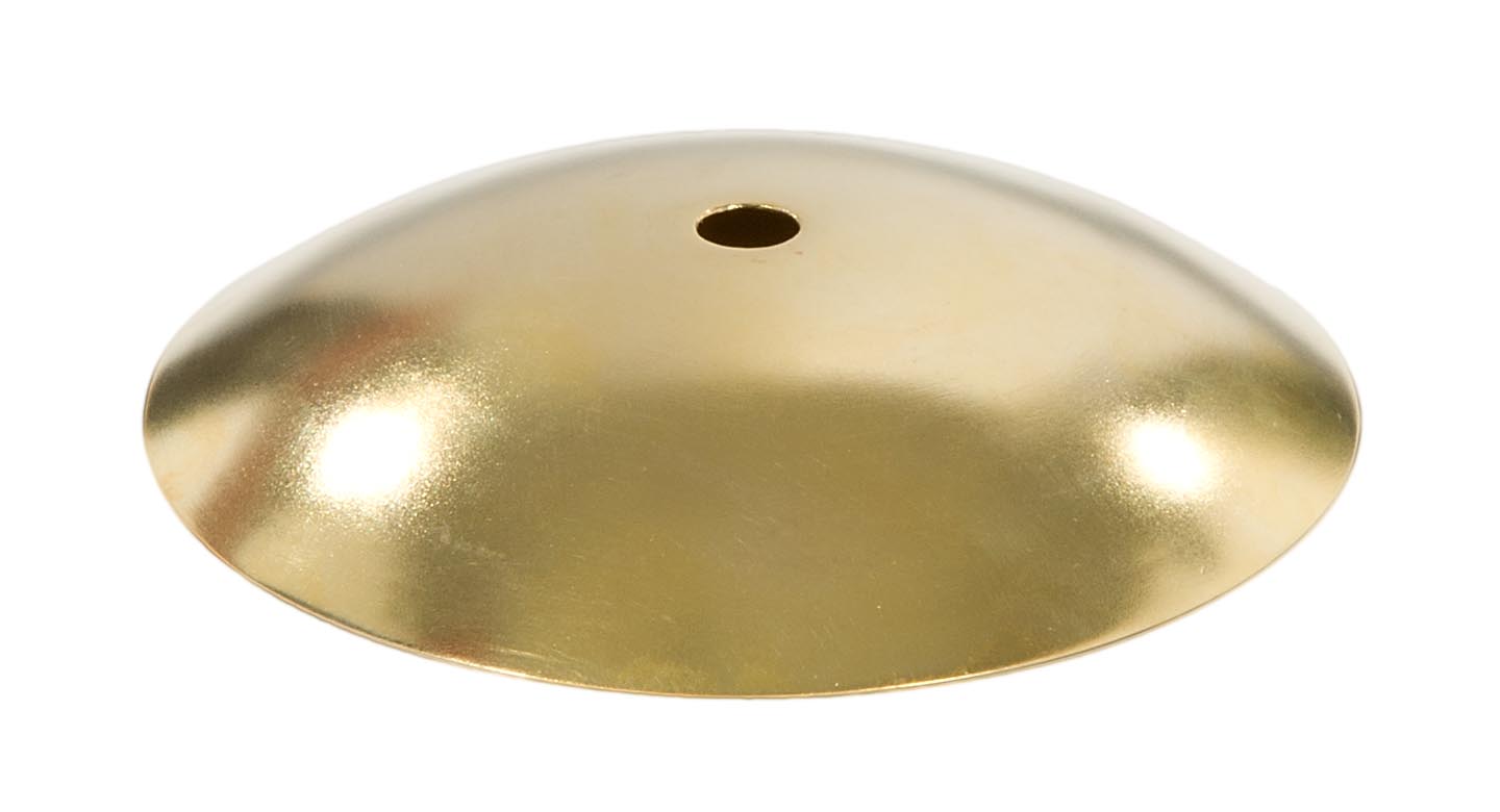 2-Piece Neckless Ball Shade Holders, Unfinished Brass - Choice of Size