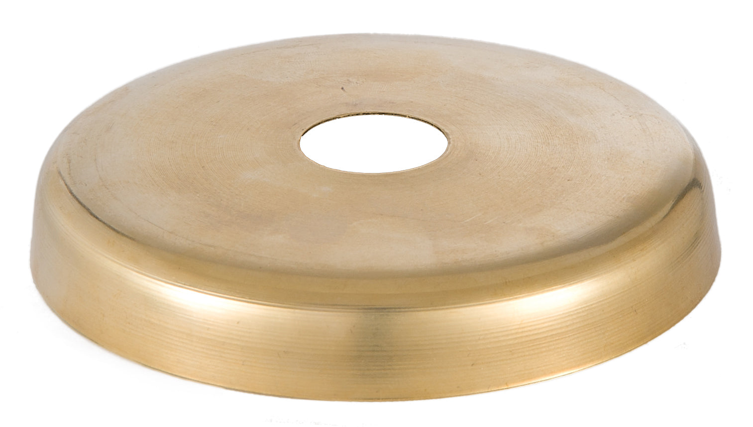 Unfinished Brass Disc Shape Screw Collar Canopy