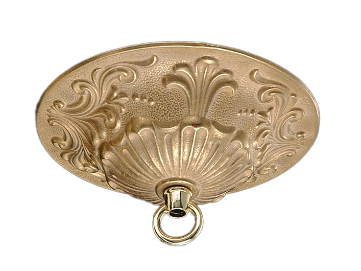 5 1/2 Inch Diameter Finely Detailed, Cast Brass Canopy Kits