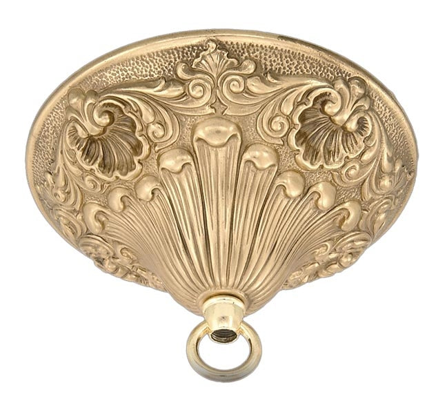 5 1/2 Inch Diameter Victorian Style Cast Brass Ceiling Canopy Kits ...