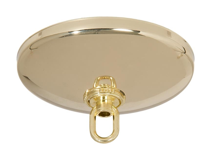Brass Plated Modern Ceiling Canopy & Canopy Kit
