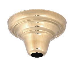 Stamped Brass Fixture Canopy, 1 1/16" I.D. Center Hole