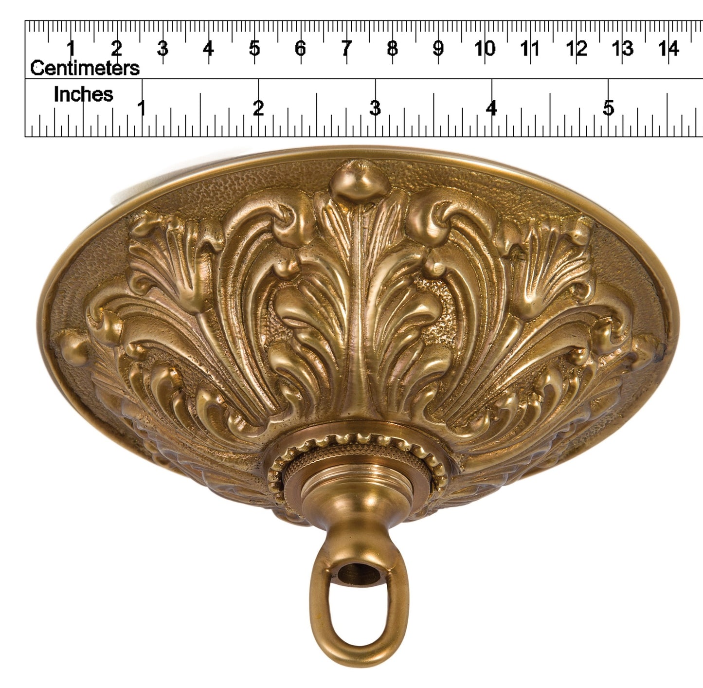 5-1/2" Diameter Ceiling Canopy kit, Die Cast Brass Material, Antique Brass Finish