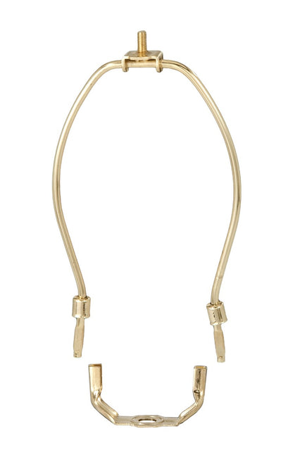 Heavy Weight, Brass Plated Lamp Harps