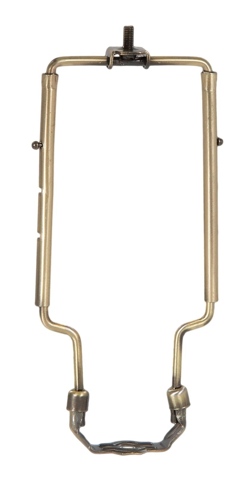 Table Lamp Wiring Kit - 3 Way Socket, Antique Brass Cord, 7 Inch Harp - Lamp Repair Kit