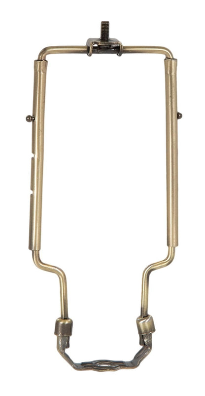 Antique Brass Table Lamp Wiring Kit with 3-way Socket and Adjustable Harp
