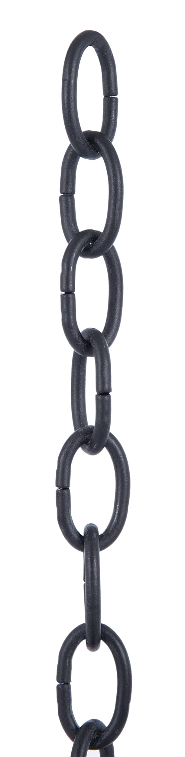 Satin Black 5 Gauge Oval Steel Chain
