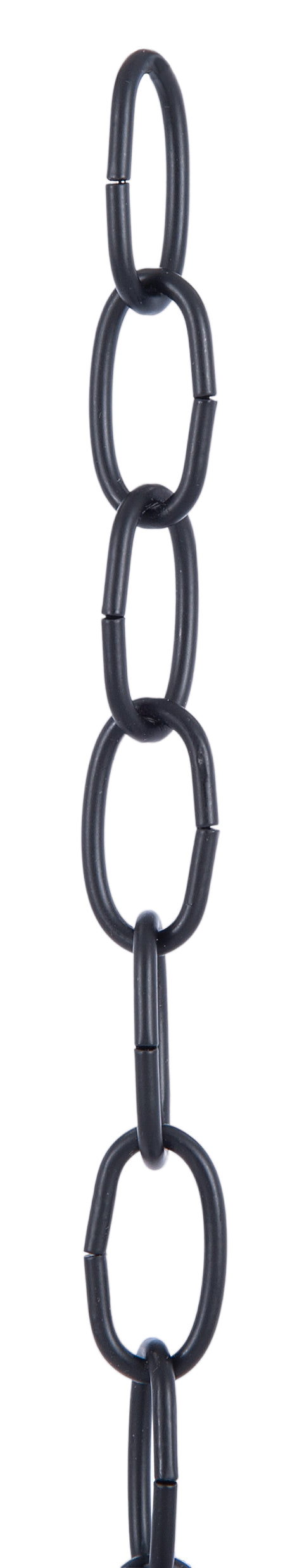 Satin Black, 8 Gauge Oval Steel Chain