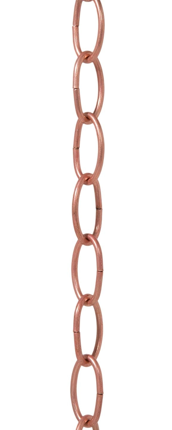 8 Gauge Copper Finish Steel Oval Chain