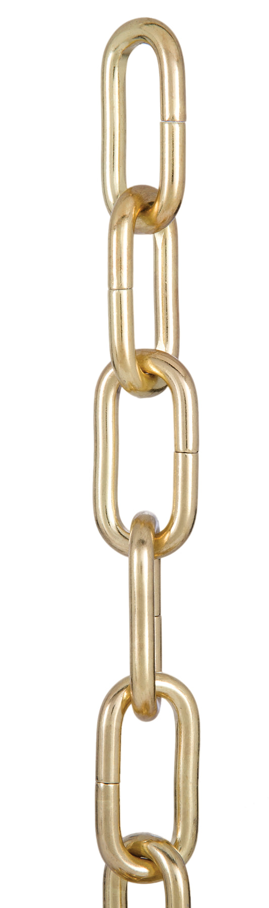 Brass Plated Steel, 0 Gauge Heavy Duty Chain for Larger Fixtures