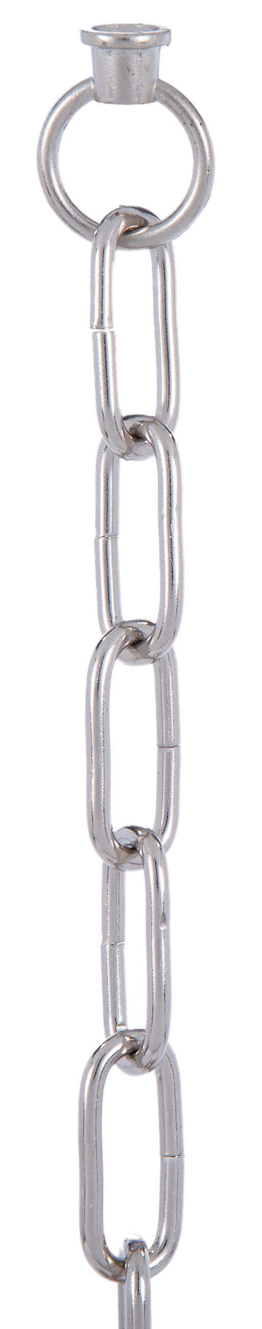 Nickel Plated Steel Chain with Connecting Loops