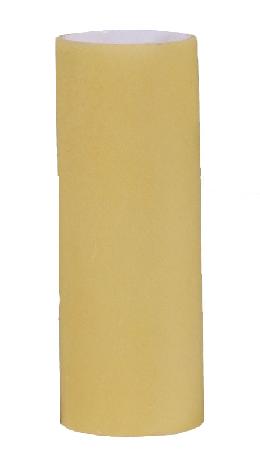 Gold Matte Polybeeswax Candle Cover, Choice of CANDELABRA or MEDIUM Base, 4" or 6" Sizes