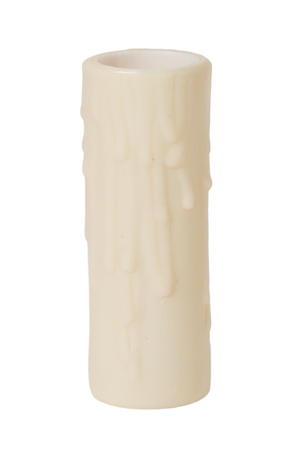 Cream Color Polybeeswax Candle Cover, Medium Size, Choice of Height 