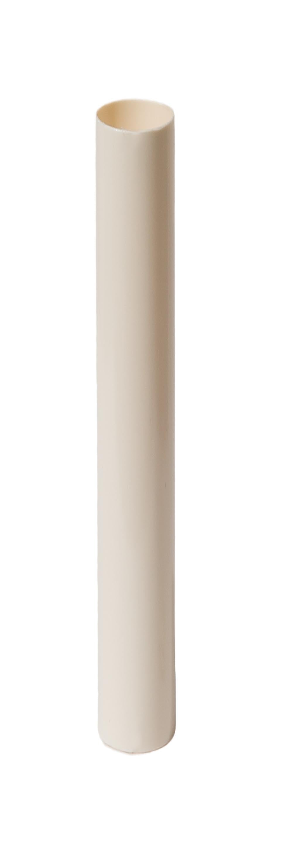 Set Of 6 Cream Fiber Drip Candelabra Candle Covers - 3 Inch Elegant Candle Sleeves
