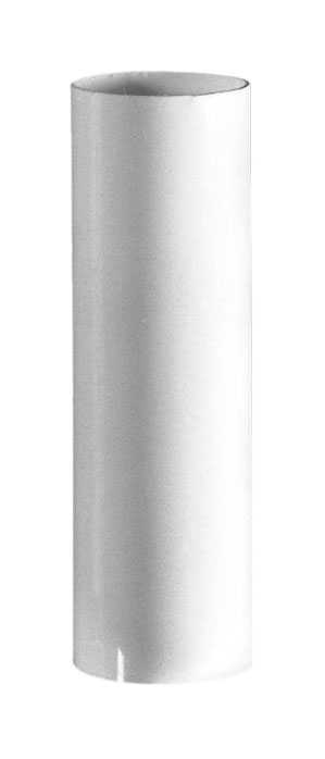 White Plastic MEDIUM Base Candle Cover, Choice of Size, 2" Through 12" 
