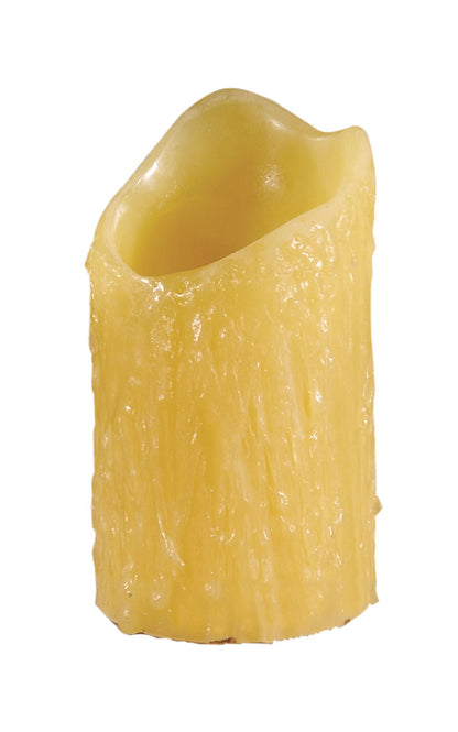  Resin Large Diameter Gold Color "Melting" Candle Cover, Choice of Size 