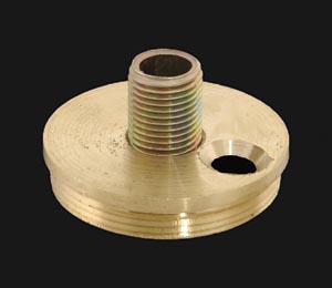 No. 2 Oil Lamp Adapter w/Side Outlet