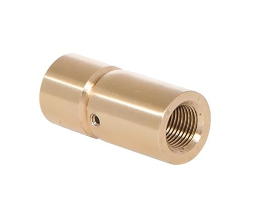 1-1/4 Inch Tall Unfinished Hang Straight Brass Swivel, 1/8F x1/8F