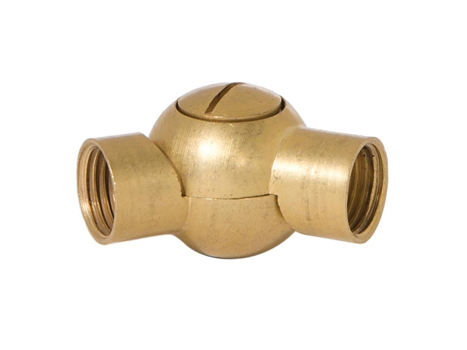 1-5/8 Inch Long Unfinished Die Cast Brass Swivel ,1/4F (20540U ...