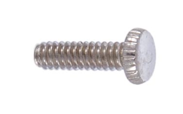 1" Nickel Plated Thumbhead Shade Holder Screw, 8-32 thread