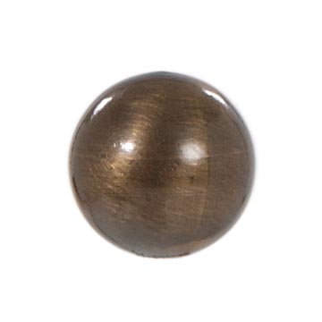 Round Ball, Solid Brass Lamp Finial, Ant. Brass Finish, 3/4" dia.