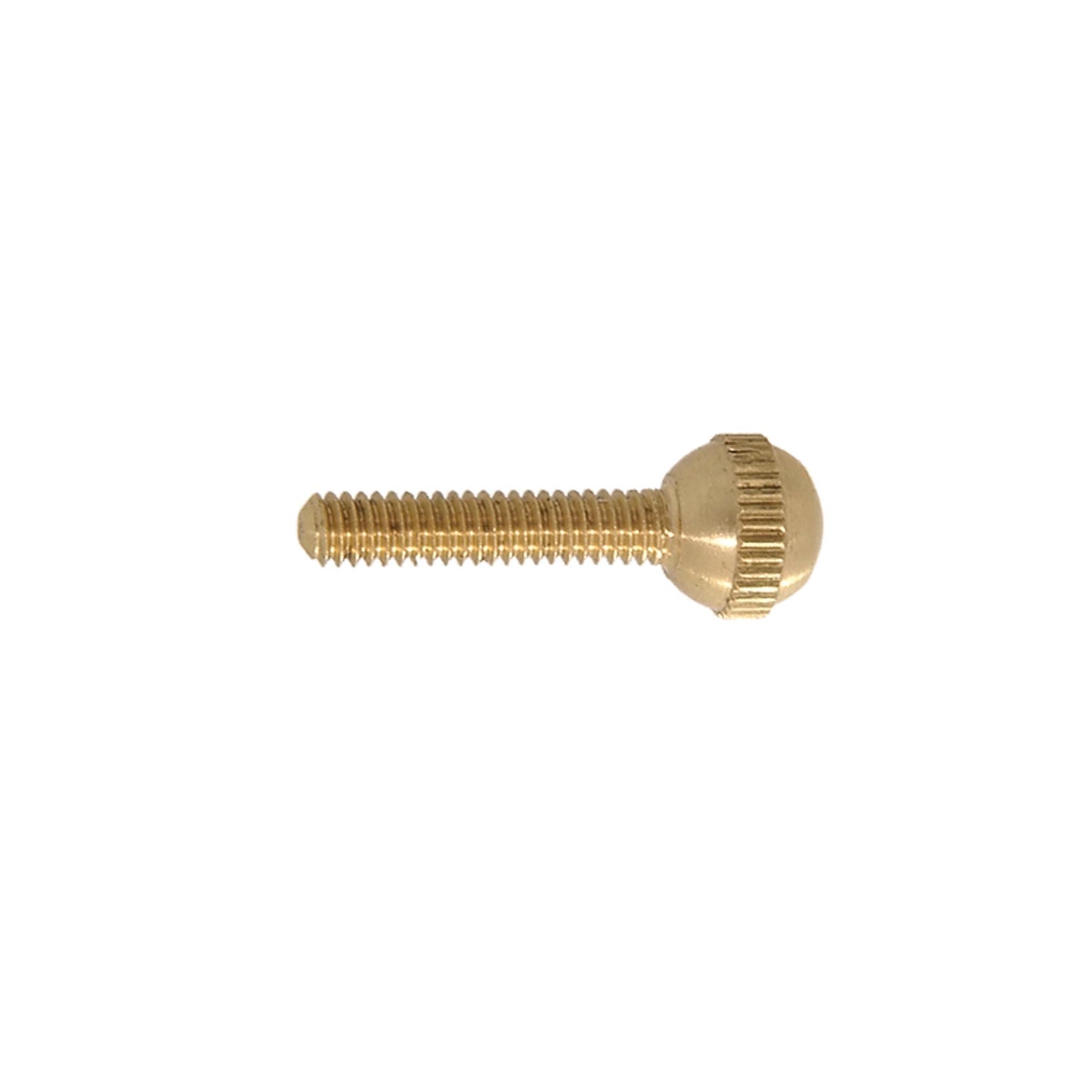 8-32 Brass Ball-Head Shade Holder Thumb Screws, your choice of 1/2" or 3/4" thread length (20883)