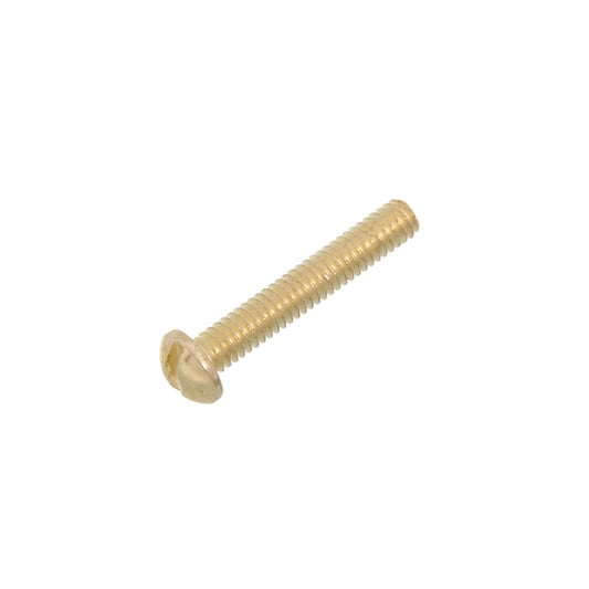 Brass Plated Canopy Screws, 8-32 thread, your choice of 1/2", 1", 1-1/2" or 2" thread length (20885)