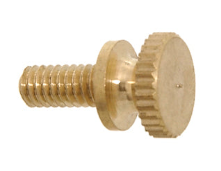 8-32 Brass Thumb Screw, 3/8" thread length