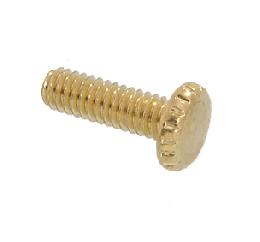 8-32 Brass Plated Thumbhead Shade Holder Screws, your choice of 1/2" or 3/4" thread lengths