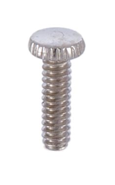 6-32 Nickel Plated Thumbhead Lantern Screw, 1/2" thread length
