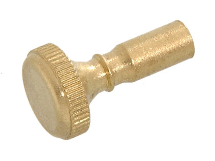 Solid Brass Knurled Lamp Key, 1" Long