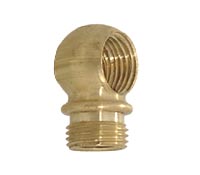 90 Degree, Brass Angle Nozzle, 25/32" height, 1/8 F X 1/8 M 