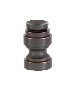 B&P Lamp Cup Shaped Finial - Oiled Bronze Finish Base Only For Lamp Restoration
