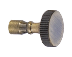 Antique Brass Finish Solid Brass Knurled Key