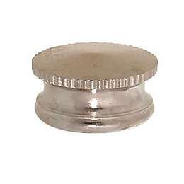 9/16" dia. Brass Bracket Cap, Tap 1/8F, your choice of 5 different finishes