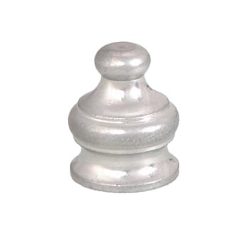 3/4" ht., Nickel Plated Finial, 1/4-27F