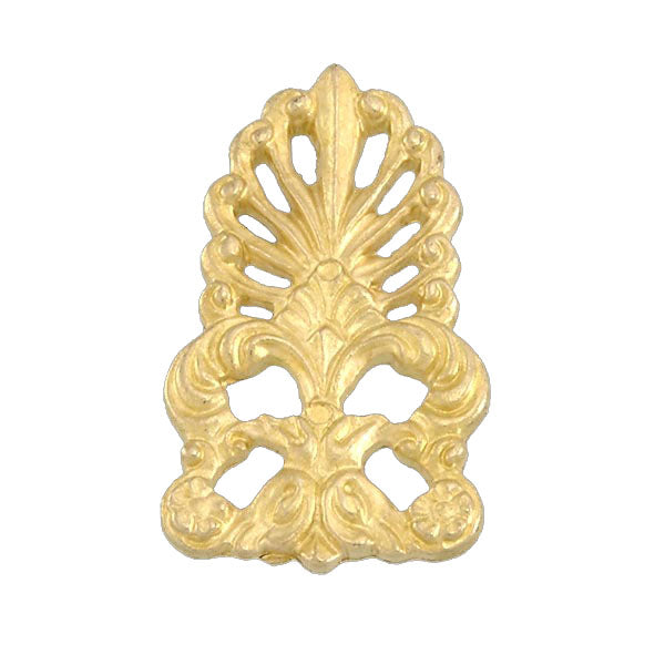 2 1/2" X 1 1/2" Cast Brass Ornament