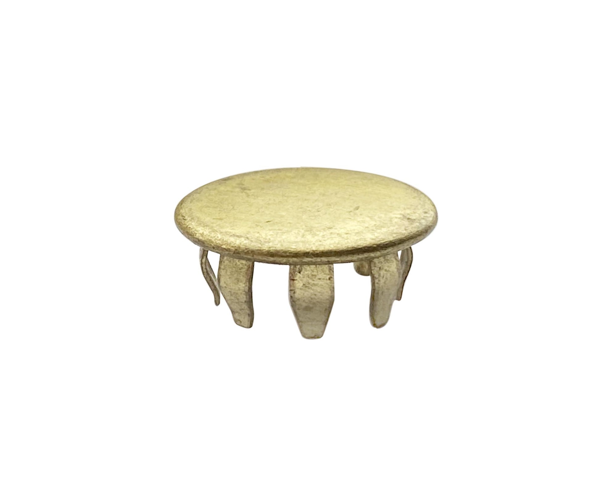 1-5/8 Inch Outer Diameter Unfinished Brass Press Cap 