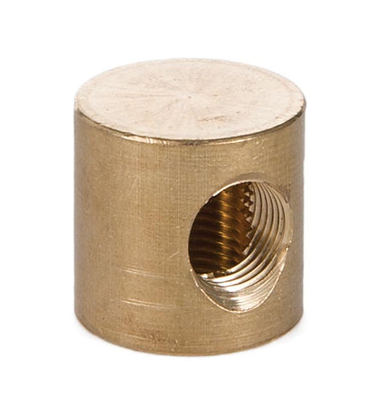 Brass 2-Way Lamp Arm Back with Blind Top, 1/8F x 1/8F 